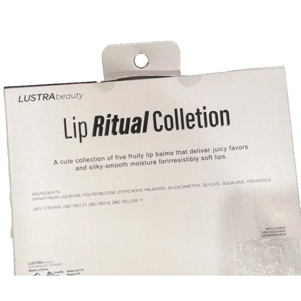 Lustra Beauty Lip Ritual Collection 5 pc Set